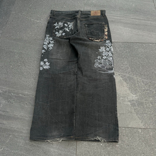 graaaaail koi carp jeans - 34x30”