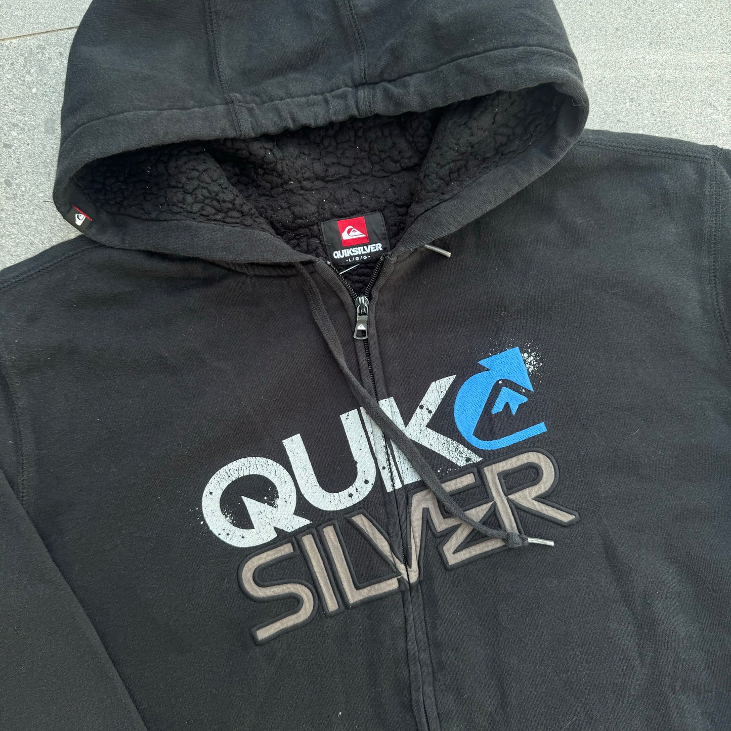 quiksilver hoodie - L