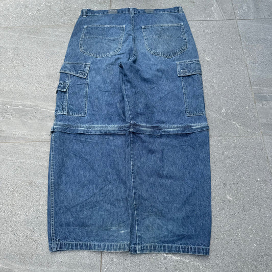 no boundaries zip off cargo pants - 38x30”