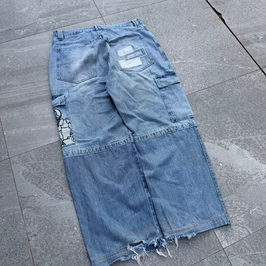 GOAAAATED FADE bboy jeans - 36x30”