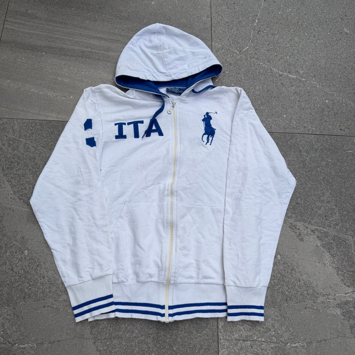 polo italy zip - S/M