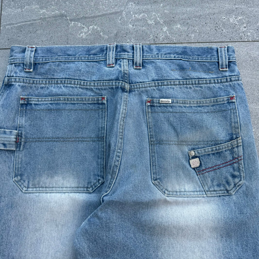 goaaaat panelled brooklyn express jeans - 38x30”