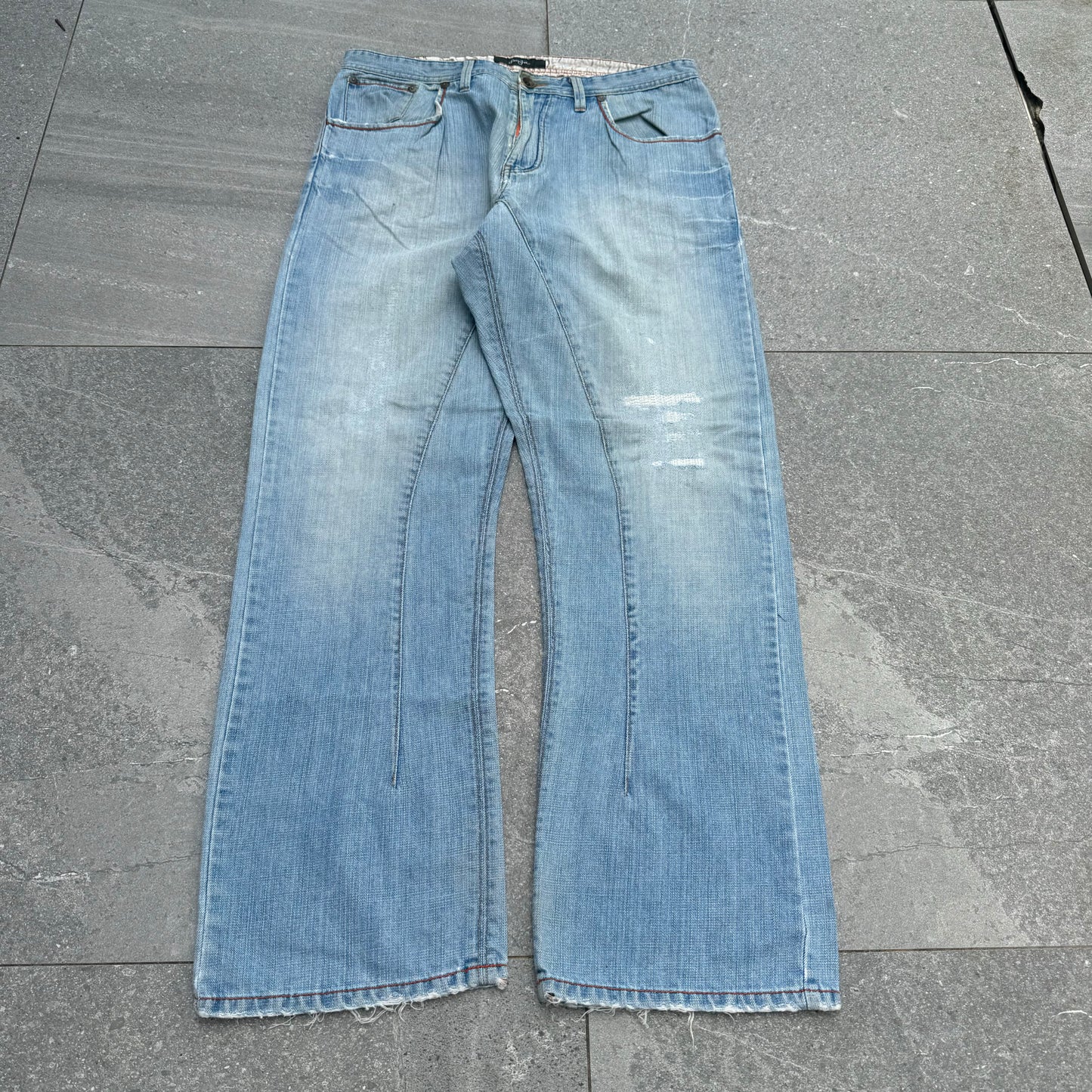 sean john bootcut (with real nice repairs) - 34x32”