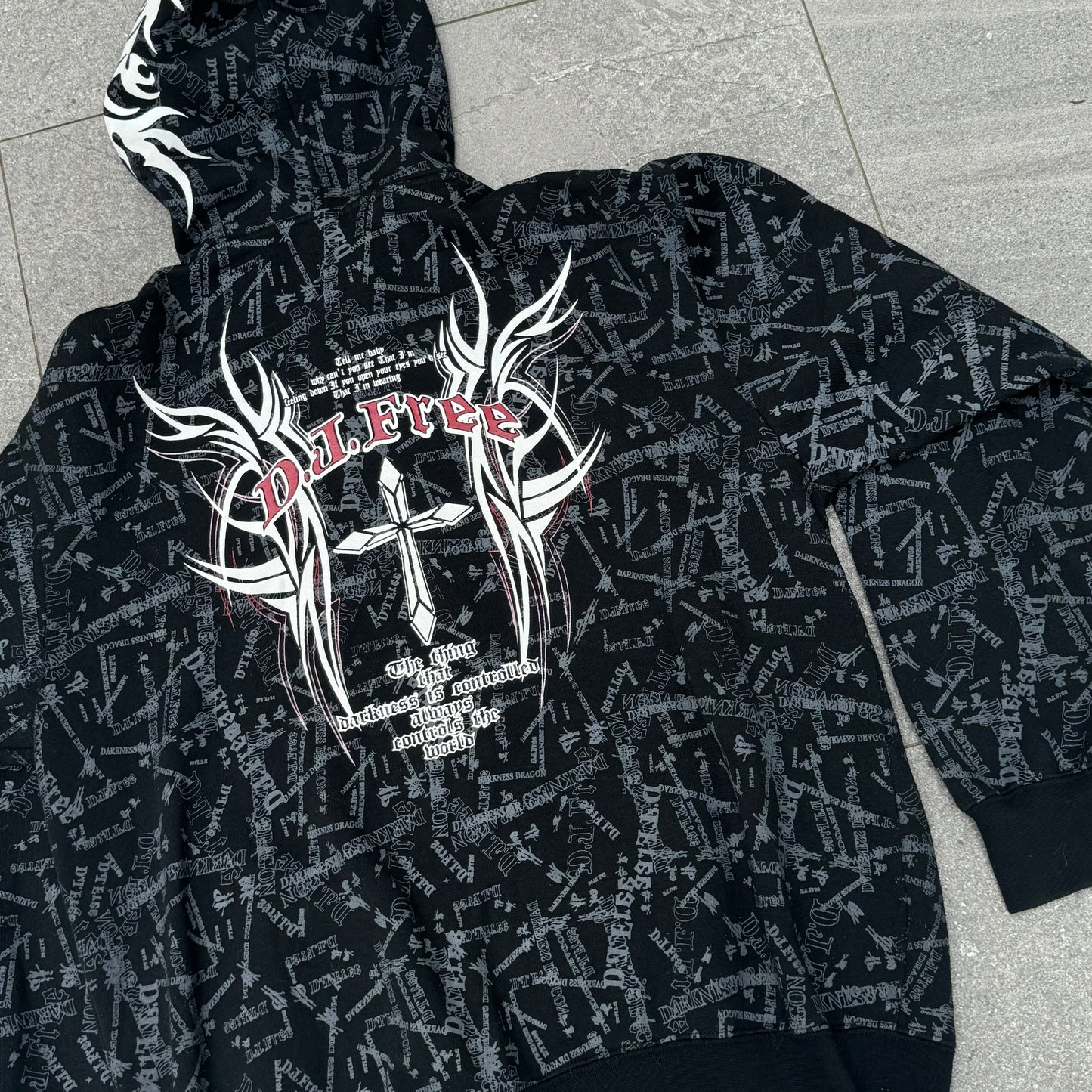 dj free hoodie - M