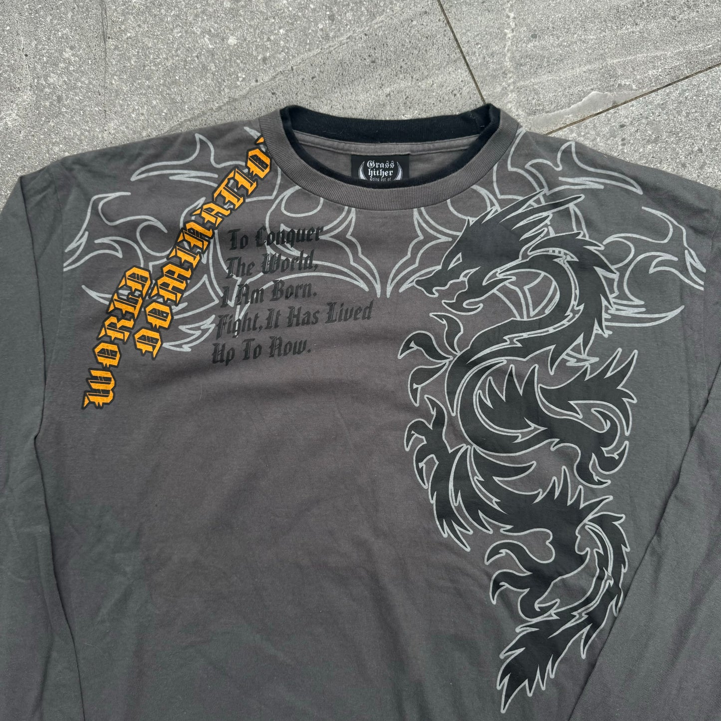 INSANEEEE dragon hit longsleeve - L/XL