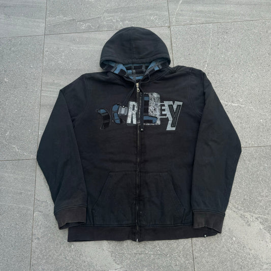 plaid reversible hurley zip - L