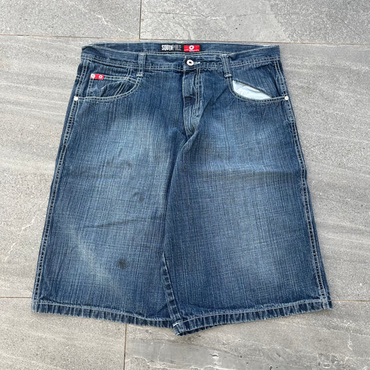 red tab jorts from heaven - 36x13”