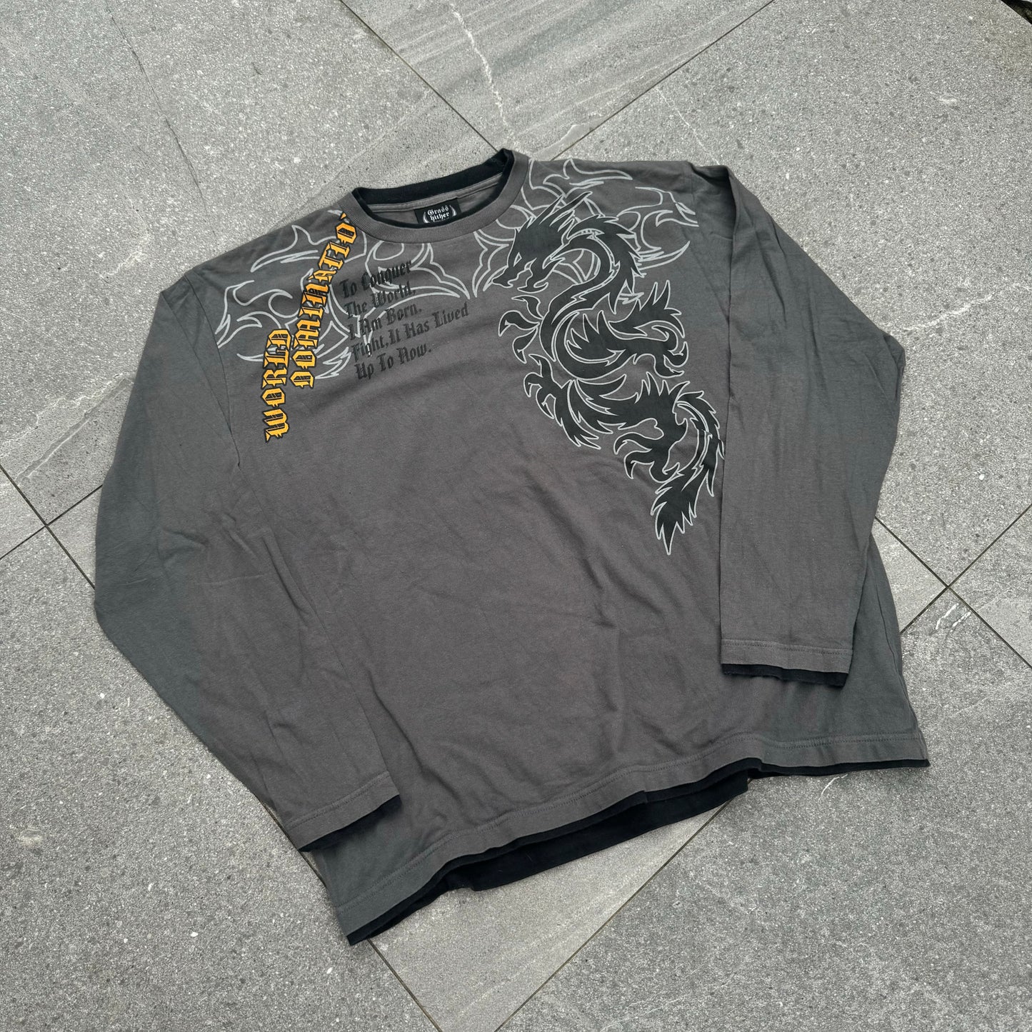 INSANEEEE dragon hit longsleeve - L/XL