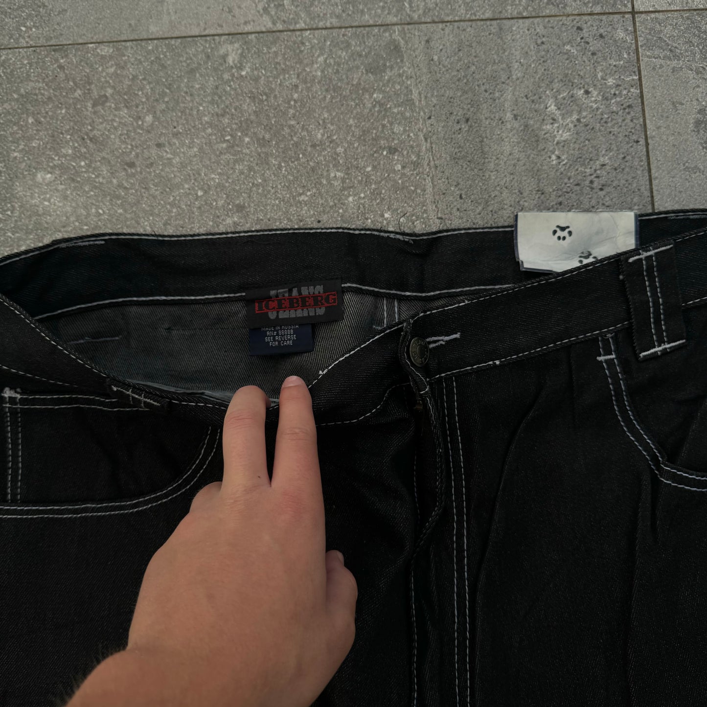 interstate style iceberg jeans - 40x34”