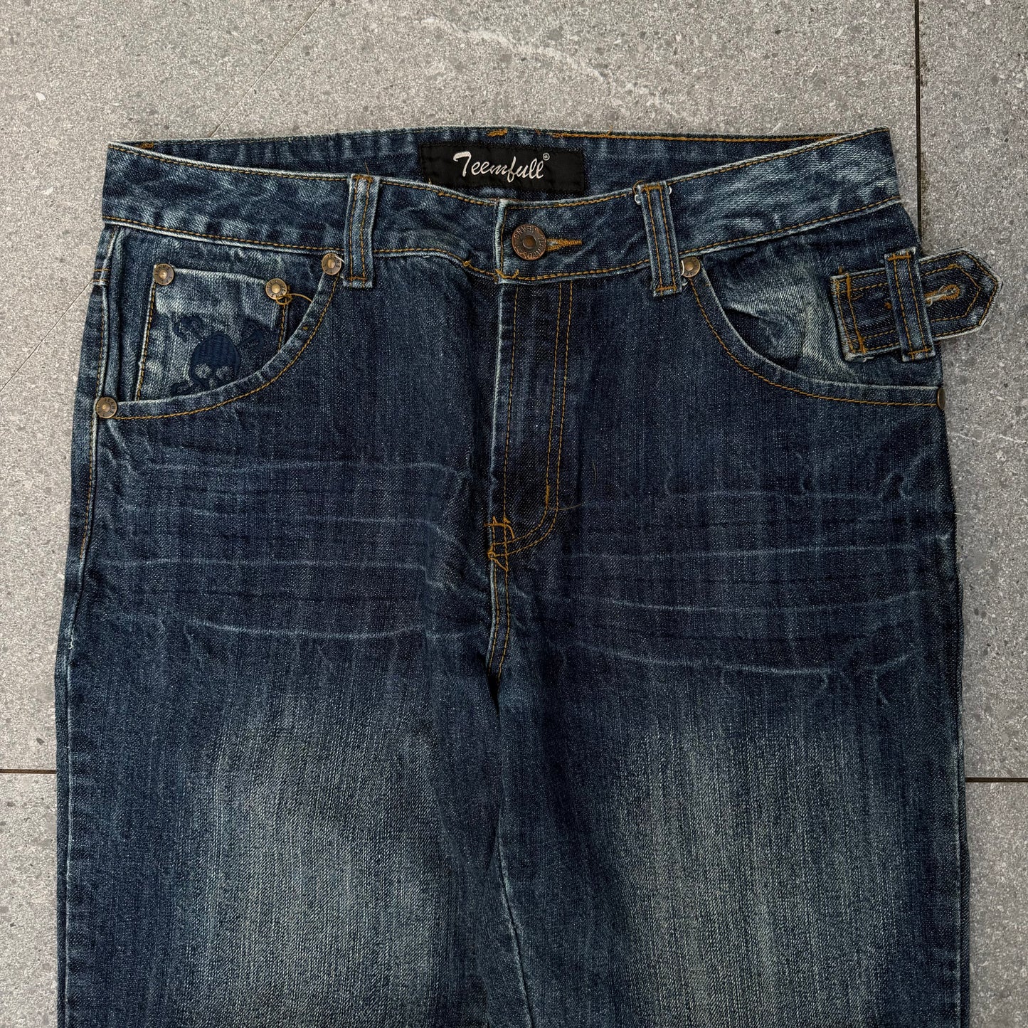 teamfull skull bootcuts - 34x29”