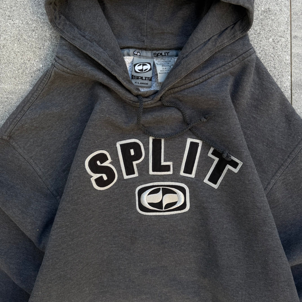 split skateboards hoodie (tuff trust me) - XL