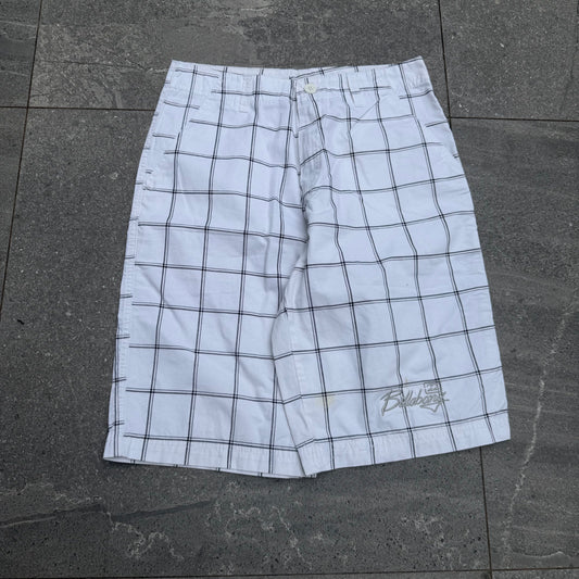 plaid hit billabong daily shorts (u can easily swim in these too) - 30”
