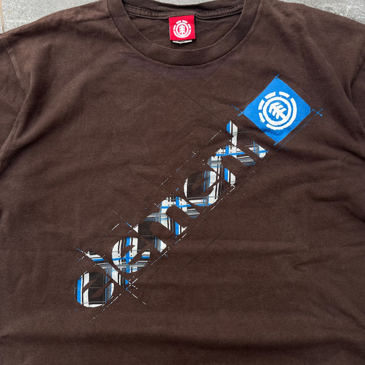 chocolate element plaid number - S