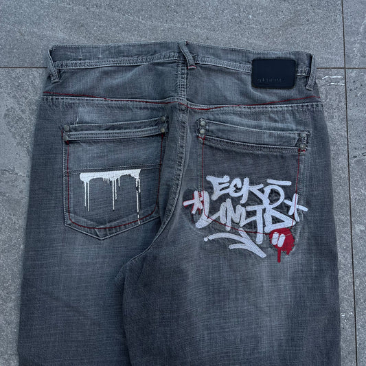 RAREEEEE #grails ecko graffiti jeans - 34x31”
