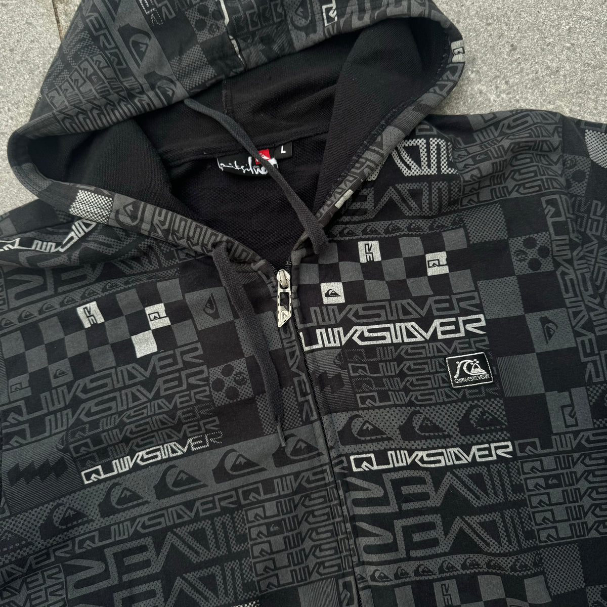 AOP quiksilver zip - L