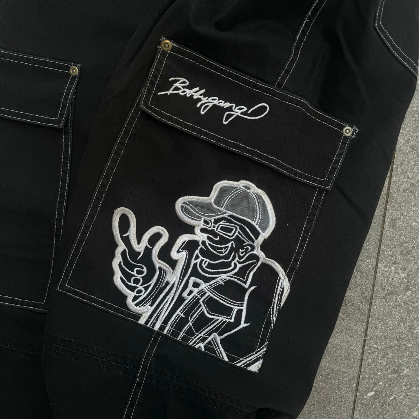 HOLYYYY FUCKING BBOY JEANSSS - 33x31”
