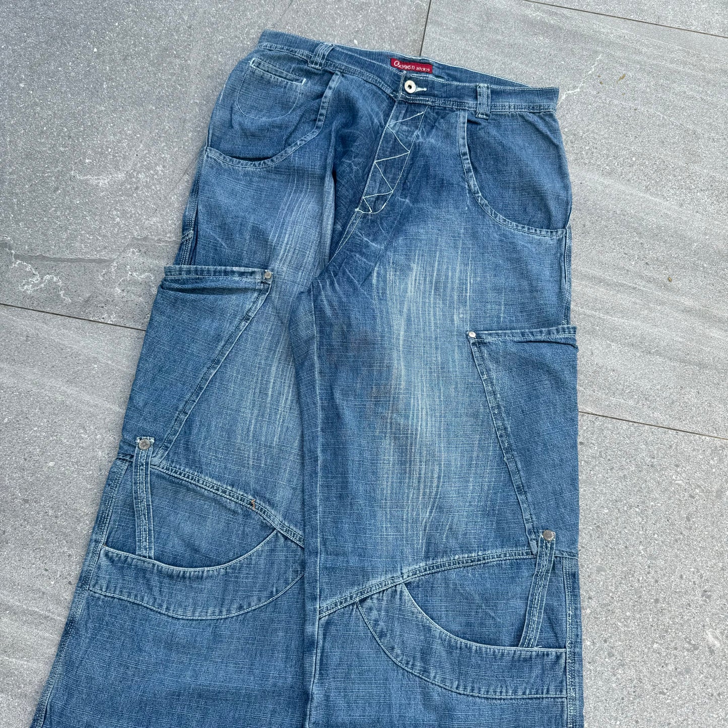 JNCO SPEC OXYGEN RAVE JEAAAANS - 34x34”