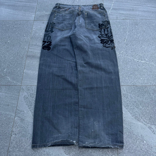 ecko studded side hit jeans - 36x33”