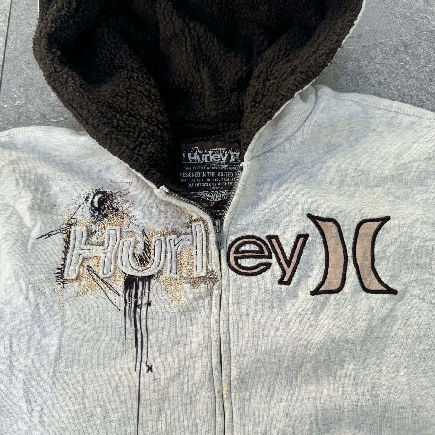 gangsta hurley zip - M