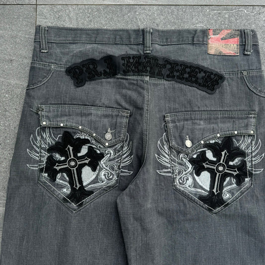 grail project mayhem jorts - 40x16”