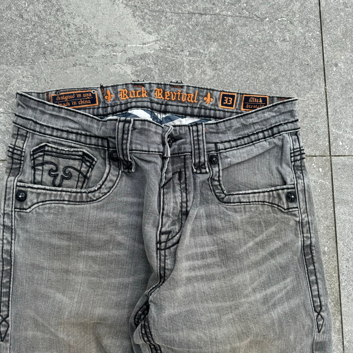 GRAAAIL CONCRETE WASH ROCK REVIVALS - 33x28”