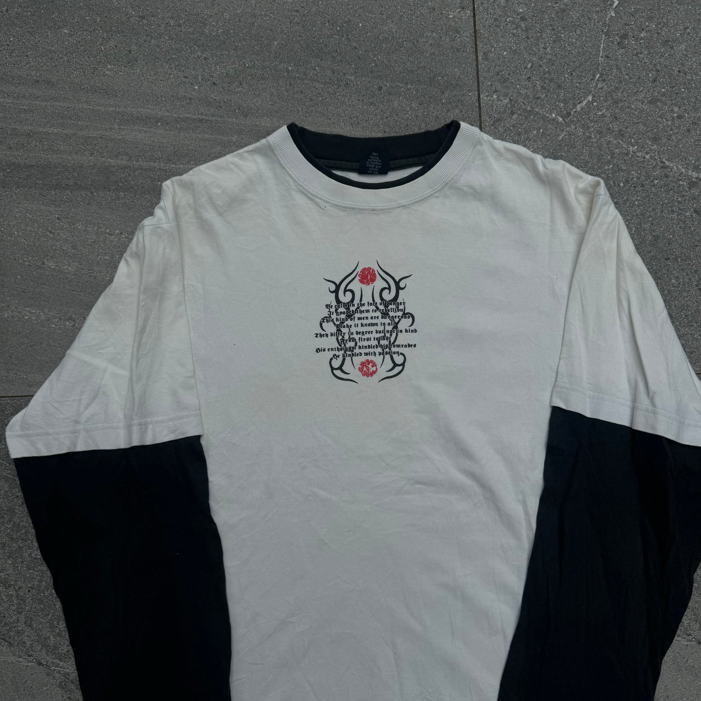 old muay thai built in longsleeve - M