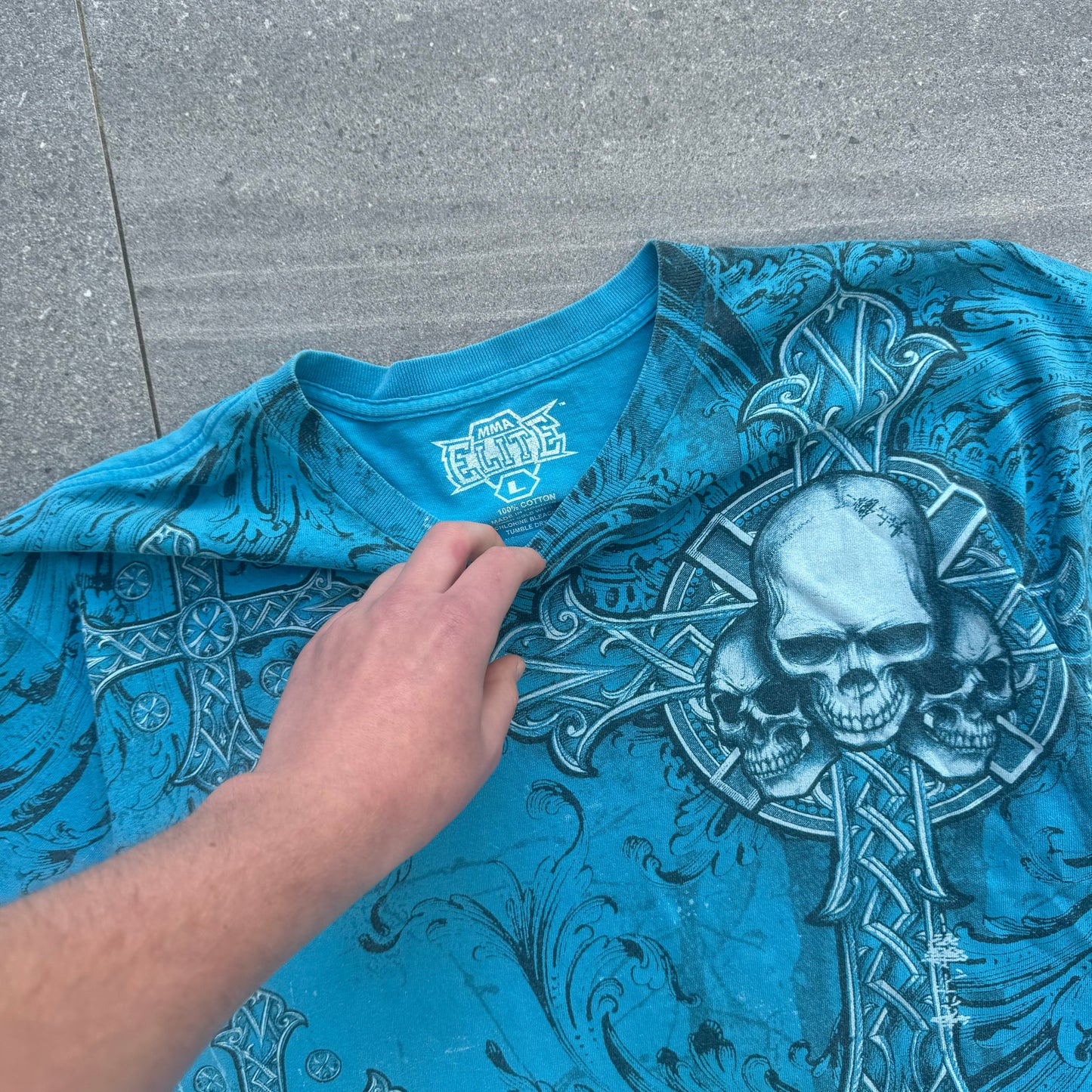 mma elite tee L