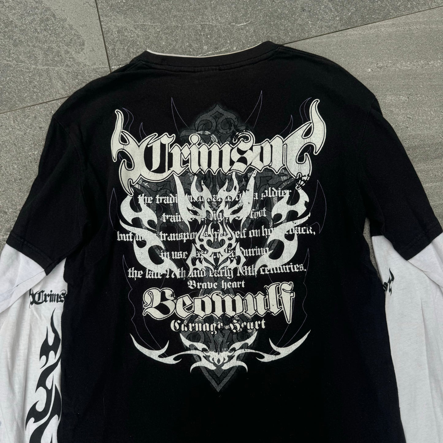 beautiful crimson longsleeve - M