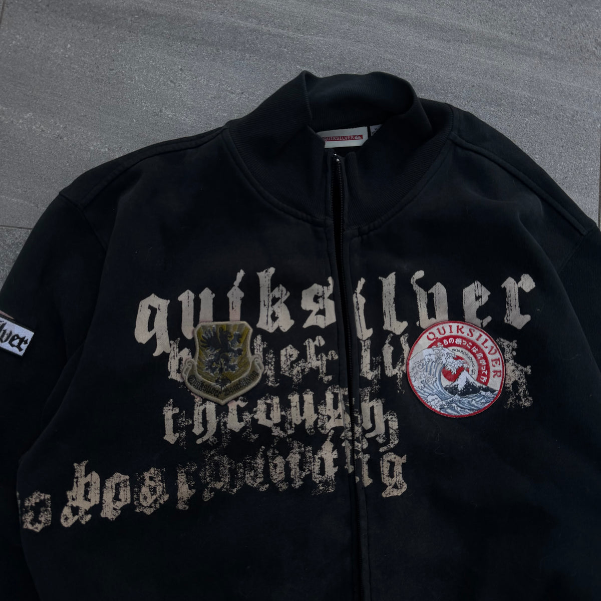 grail quiksilver zip - XL