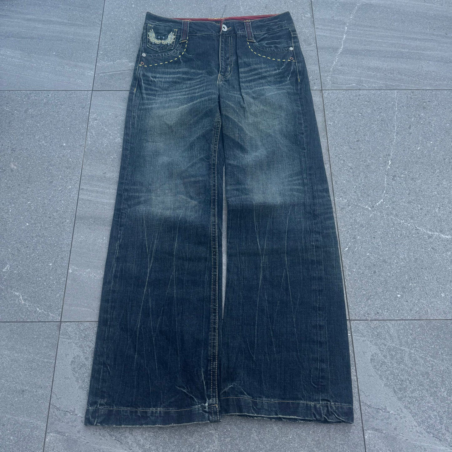 grail japanese wideleg bootcuts - 32x31”