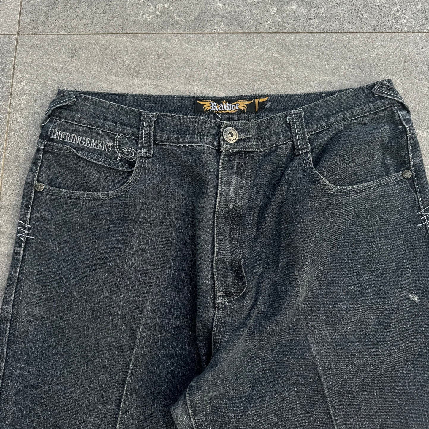 grail raider jeans - 36x28”