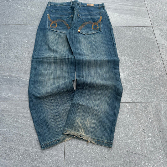 goat wash jeans - 36x33”