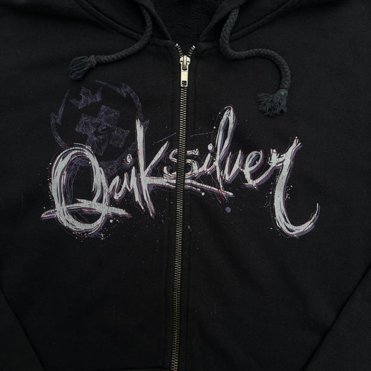 quiksilver spellout zip - M