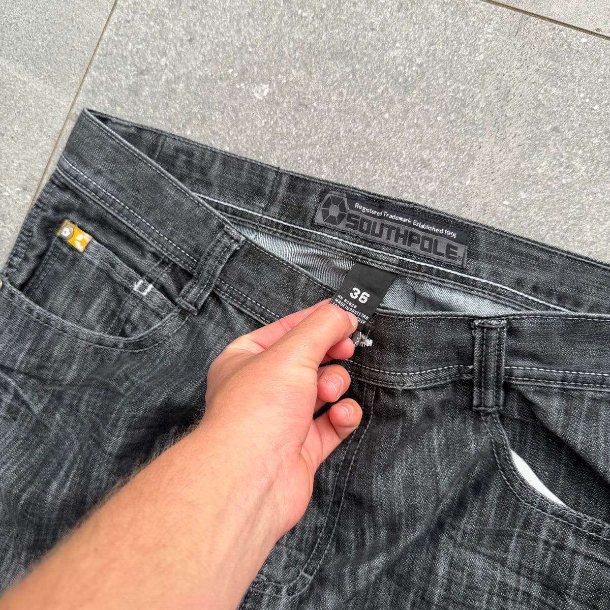 STACKED southpole bootcuts - 34x34”