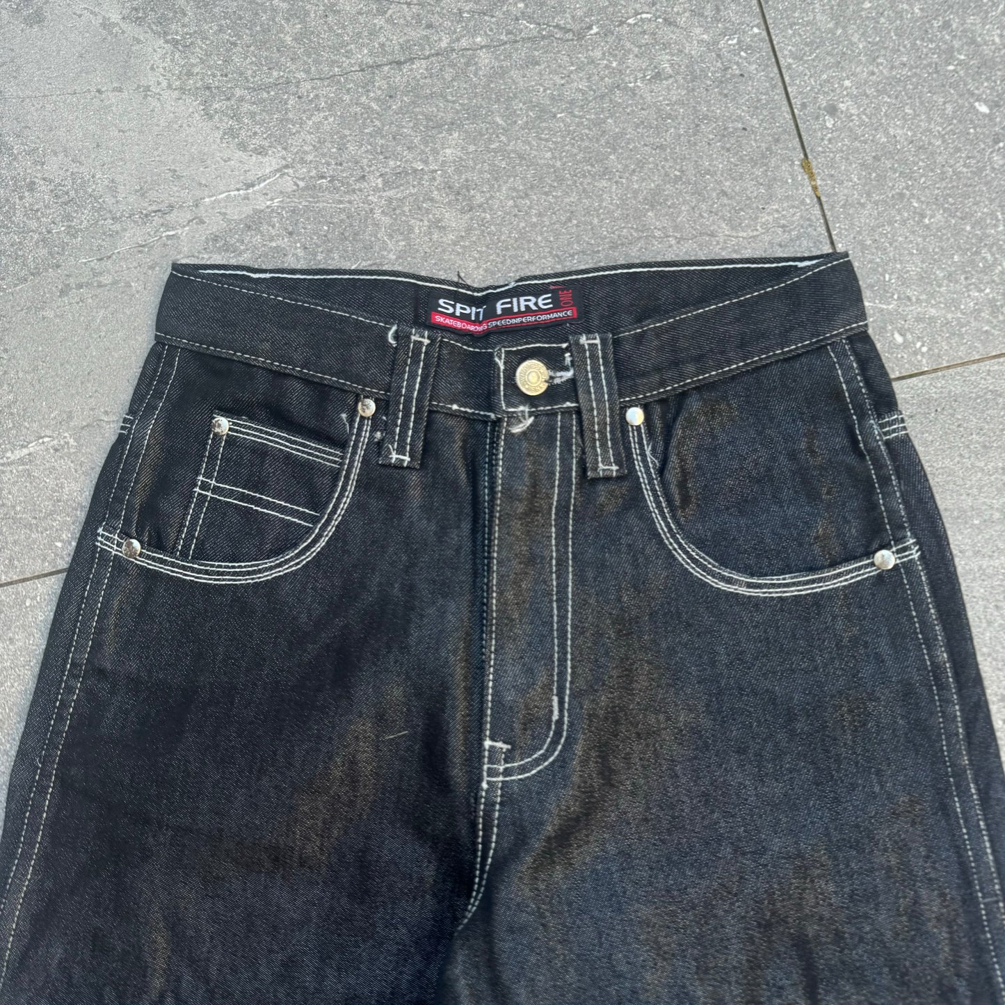 OG bootleg spitfire jeans - 28x29”