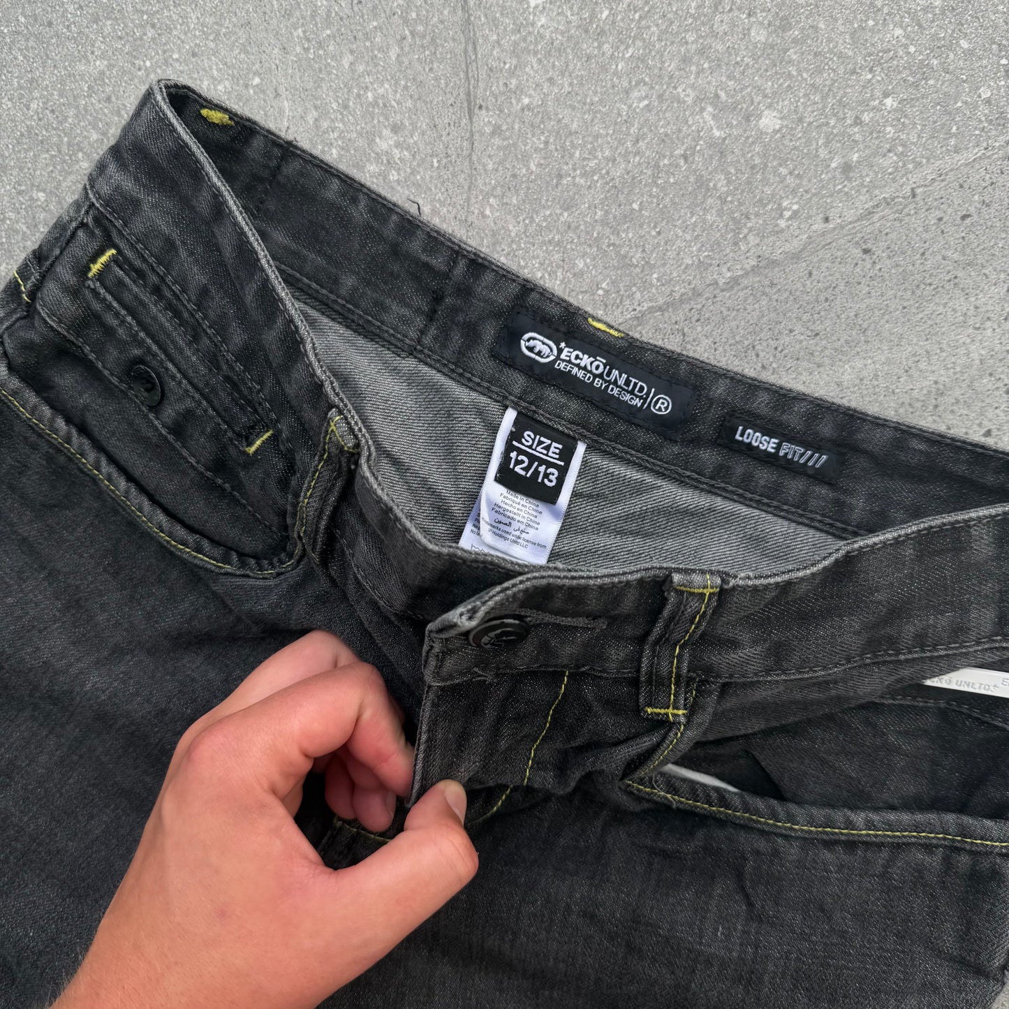 girls ecko jorts - 29”