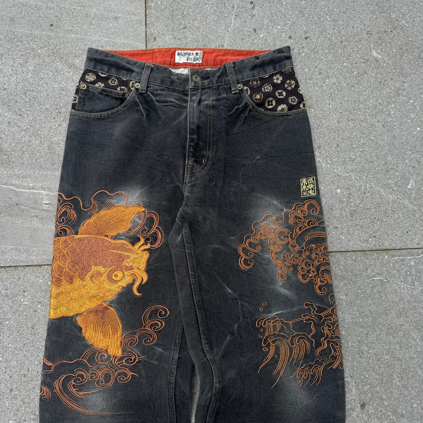 insane karakuri koi’s - 30x30”