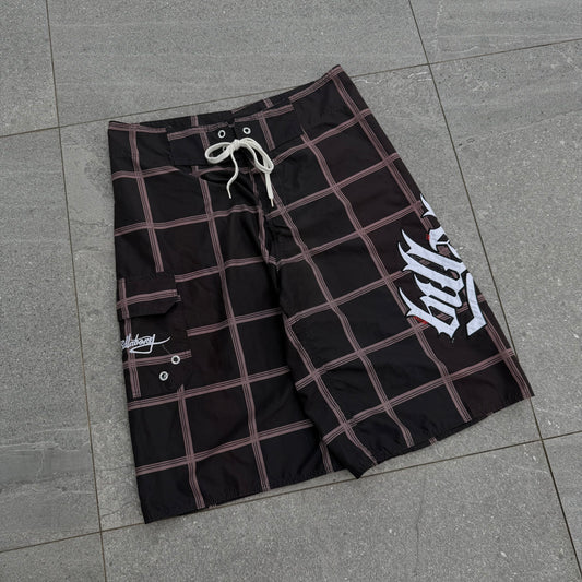insanely rare. billabong plaid hits 🍫 32"