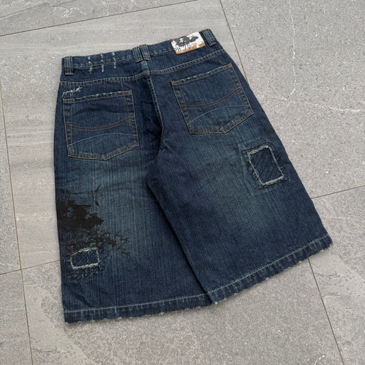goated piping hot jorts - 32”