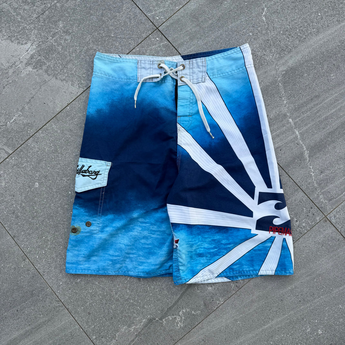 2011 billabong pipe masters andy irons shorts - 30”