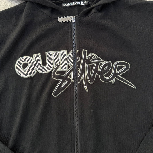 quiksilver knit zipup - M
