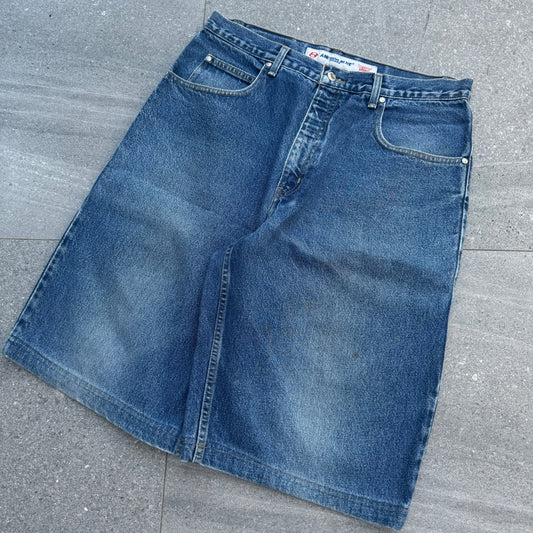 anchor blue jorts - 36x13.5”