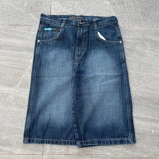 insane dark wash southpole jorts - 30x14”
