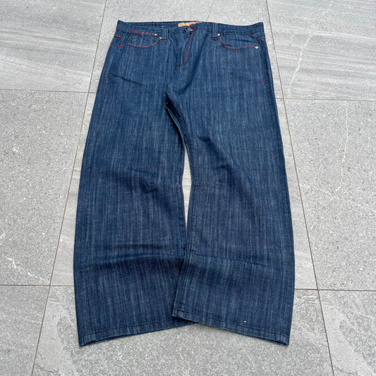 indigo red jeans - 40x32”