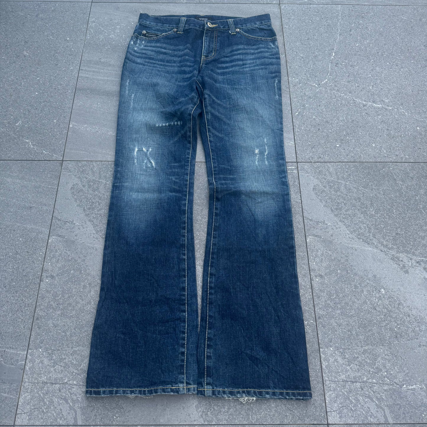 rareeeee burberry black label bootcuts - 33x34”