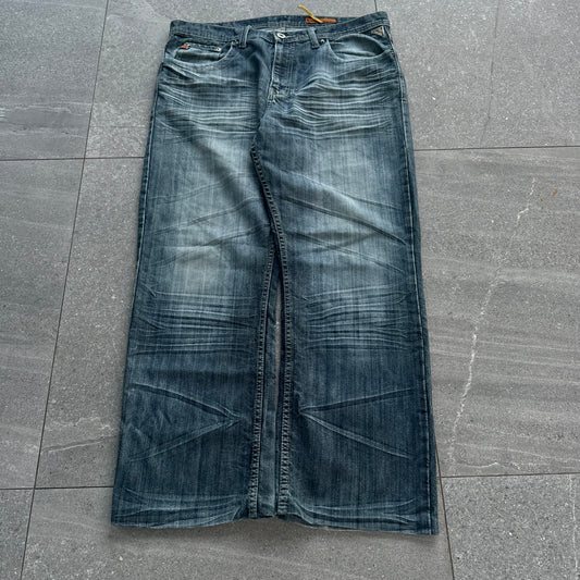 chams bootcut spec jeans - 36x29”