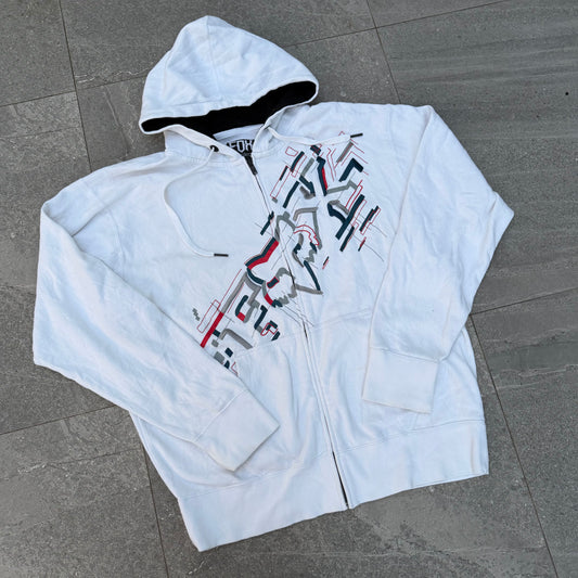 fox deconstruct zipup - L