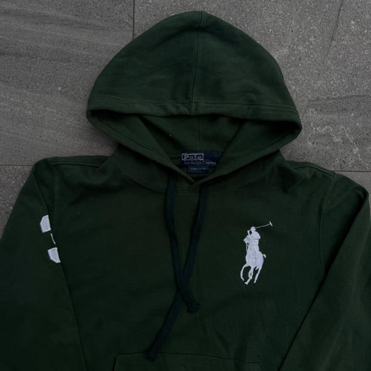 forest green big pony ralph hoodie - S/M