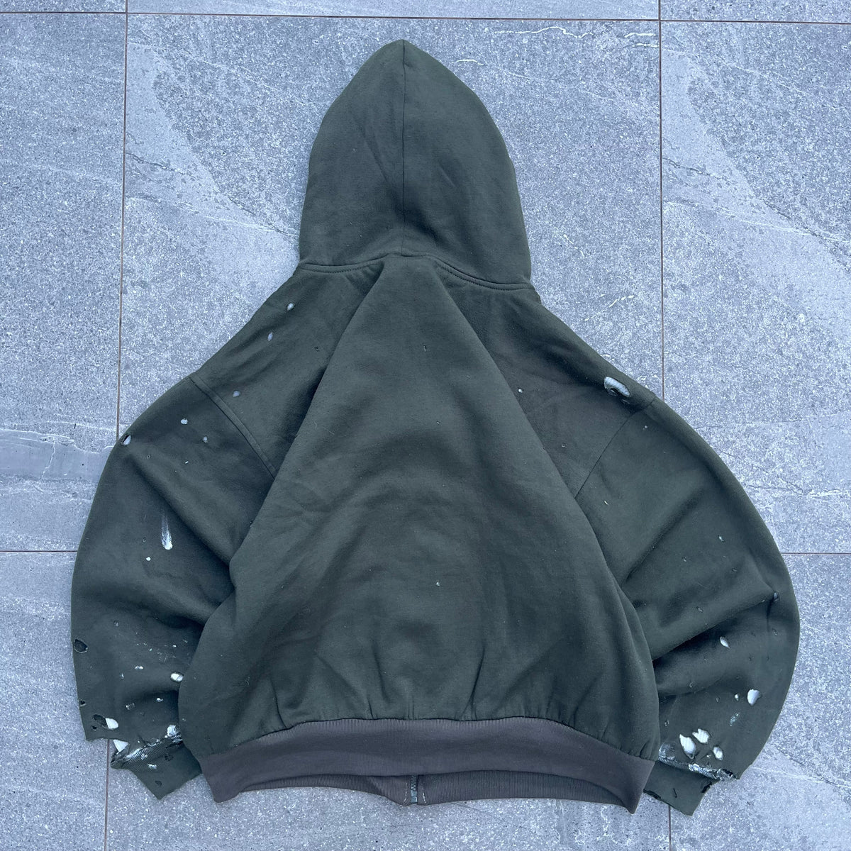 thermal lined 90s hoodie - M