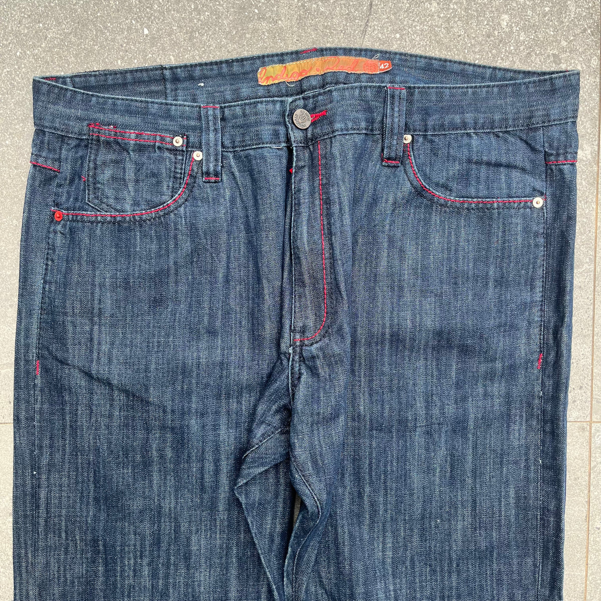 indigo red jeans - 40x32”